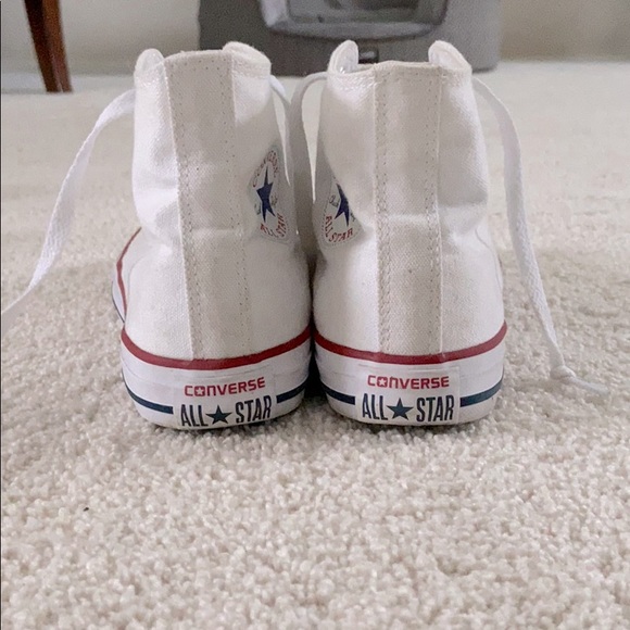 White High top Converse - Picture 4 of 8